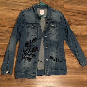 Lularoe Jaxon Jean Jacket